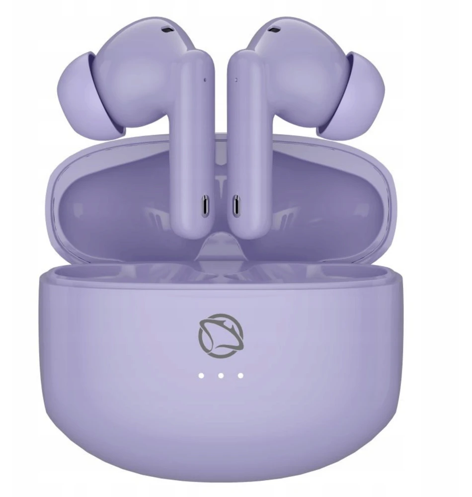 Belaidės ausinės Manta, violetinės