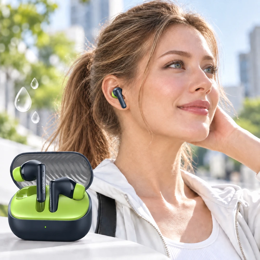 Belaidės ausinės Oraimo SpaceBuds Neo, tamsiai mėlynos
