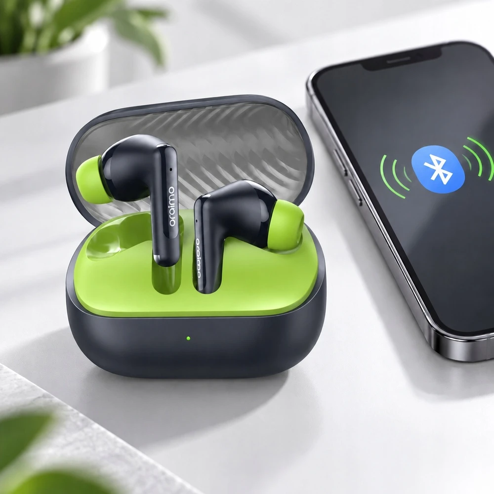 Belaidės ausinės Oraimo SpaceBuds Neo, tamsiai mėlynos