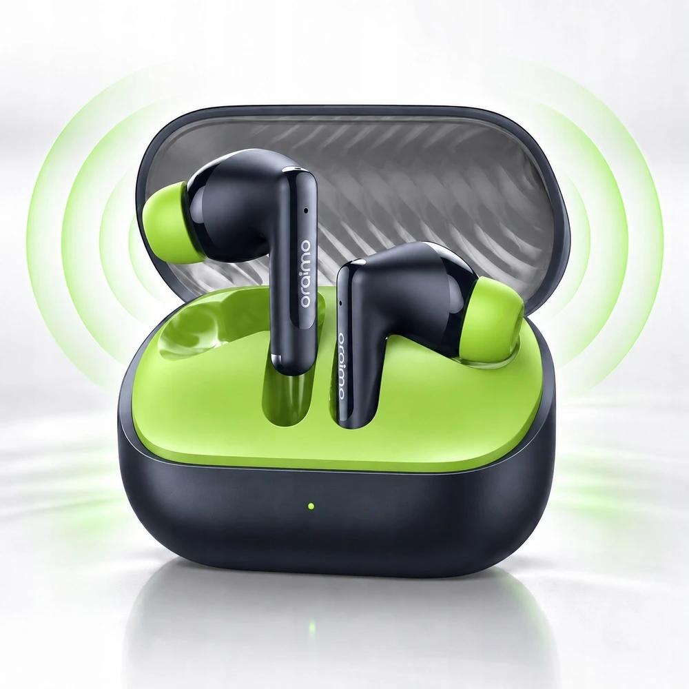 Belaidės ausinės Oraimo SpaceBuds Neo, tamsiai mėlynos