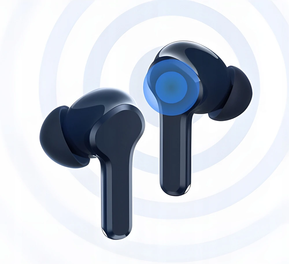 Belaidės ausinės Realme Buds T110, juodos