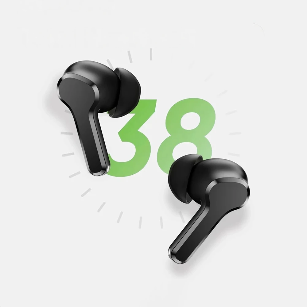 Belaidės ausinės Realme Buds T110, juodos