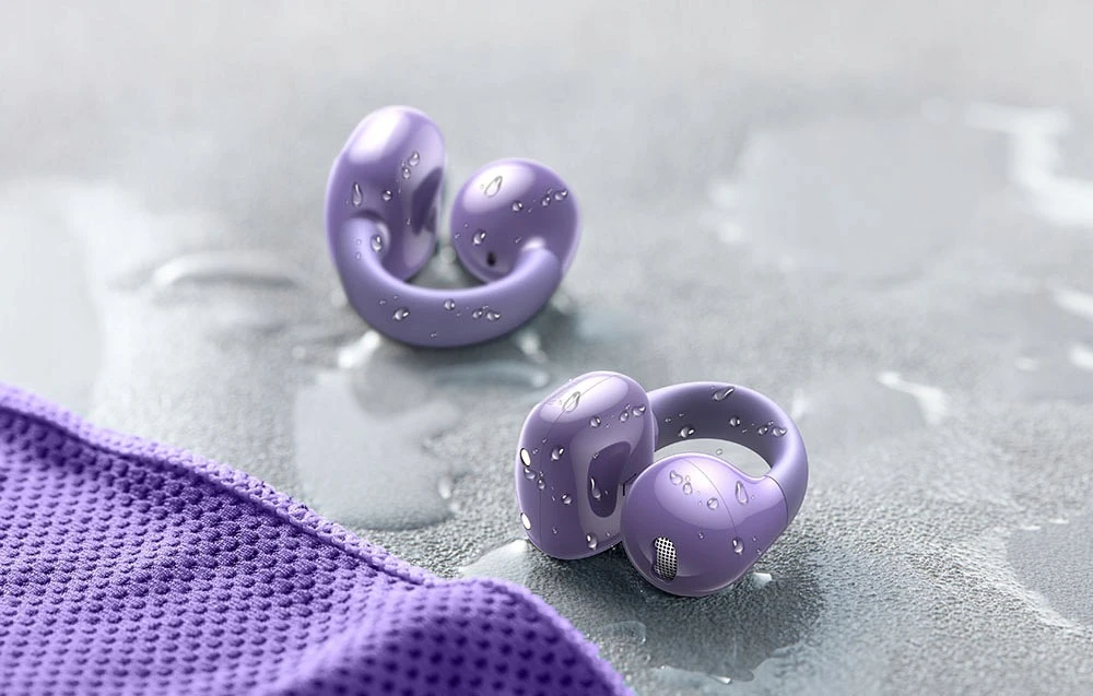 Belaidės ausinės Ugreen, violetinės