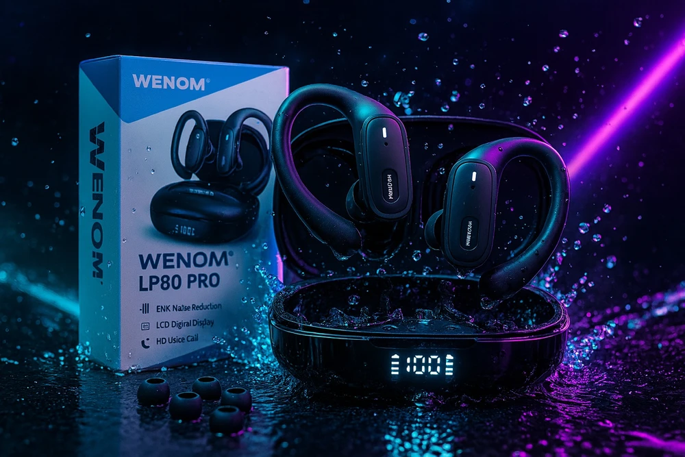 Belaidės ausinės Wenom