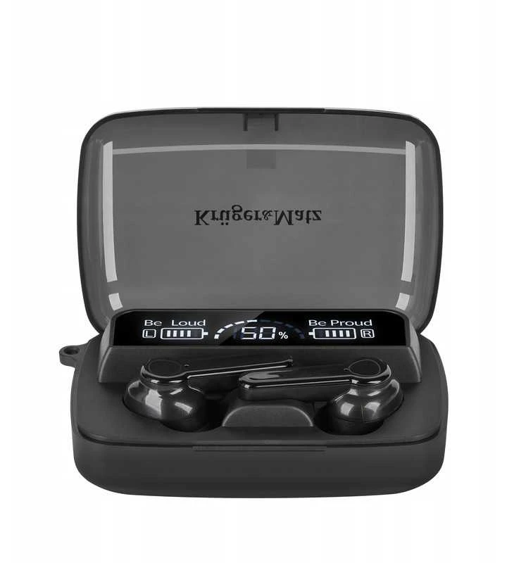 Belaidės Bluetooth 5.3 ausinės Kruger & Matz M19 su įkrovimo dėklu