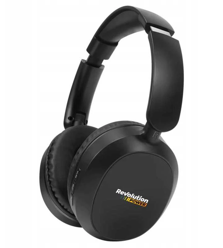 Belaidės Bluetooth 5.4 on-ear ausinės Revolution Pro Bass (Juodas)