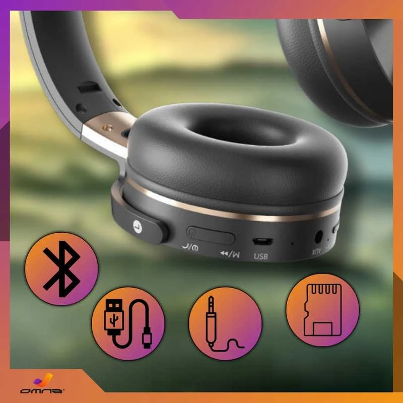 Belaidės Bluetooth on-ear ausinės vaikams žaidimams ir muzikai (MP3)