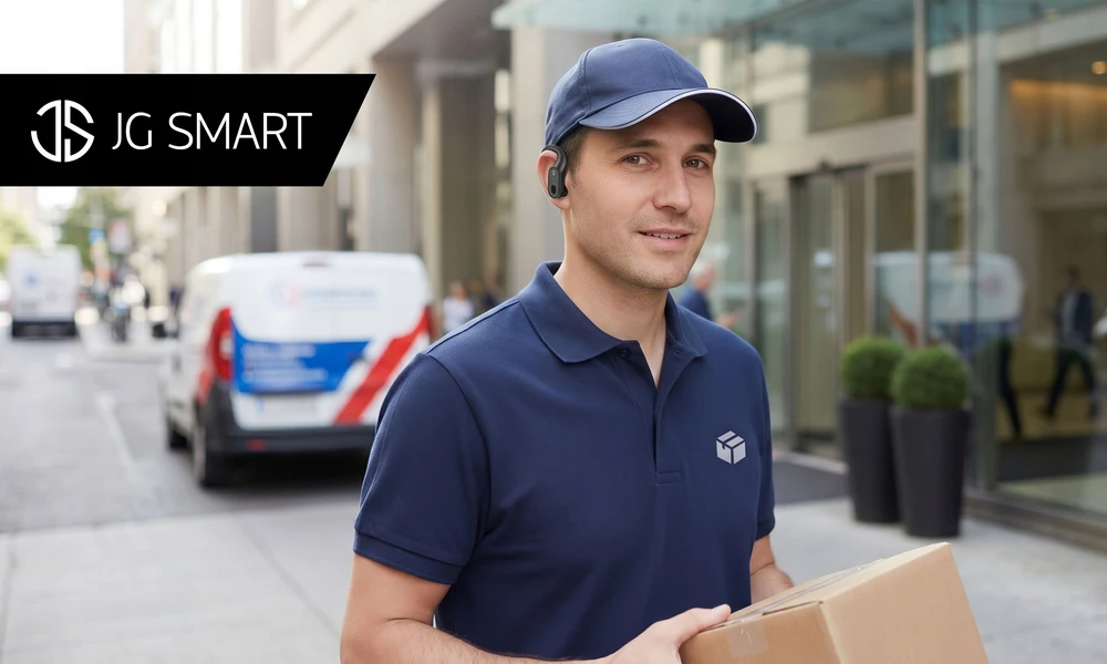 Belaidės įkišamosios ausinės JG Smart, juodos