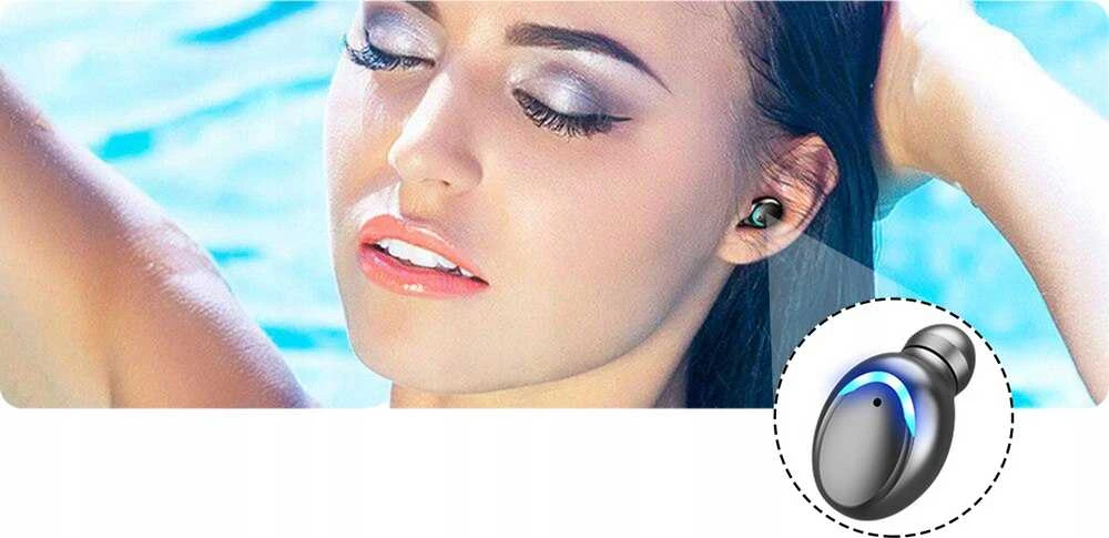 Belaidės LTC ausinės su Bluetooth, mikrofonu ir „Powerbank“ įkrovimu