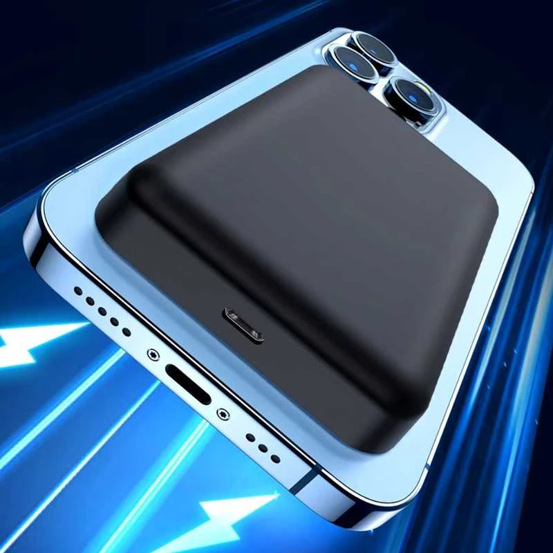 Belaidis MagSafe powerbankas 10000 mAh – iPhone 11–15 serijai, patikimas įkrovimas