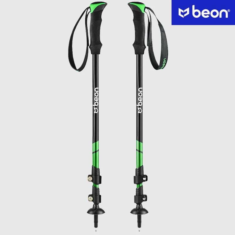 BEON teleskopinės trekking ir Nordic Walking lazdos – reguliuojamos kalnams
