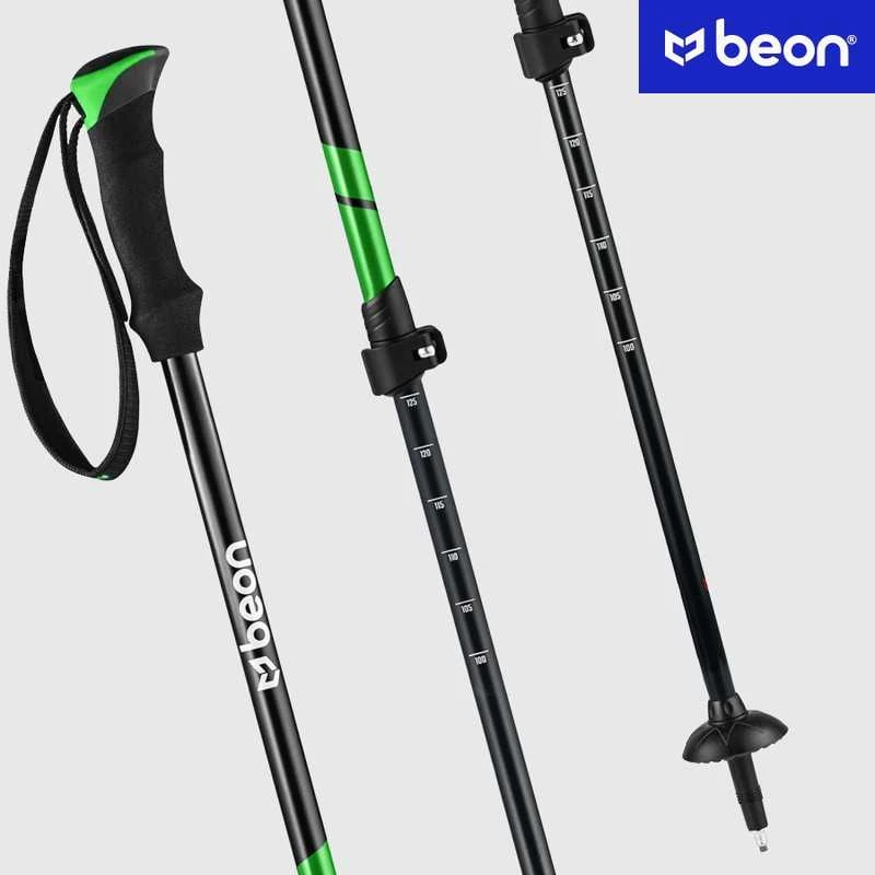 BEON teleskopinės trekking ir Nordic Walking lazdos – reguliuojamos kalnams