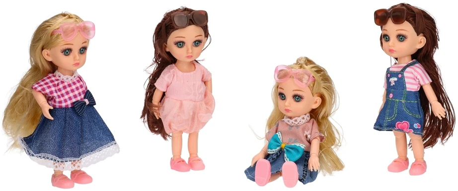 Biały Mini lėlė Baltas, 15 cm