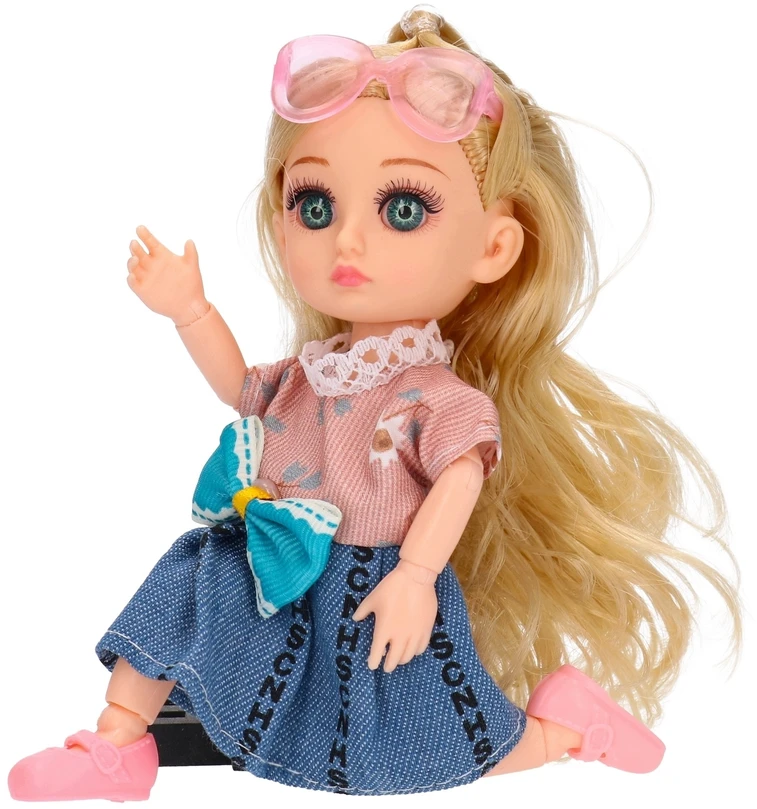 Biały Mini lėlė Baltas, 15 cm