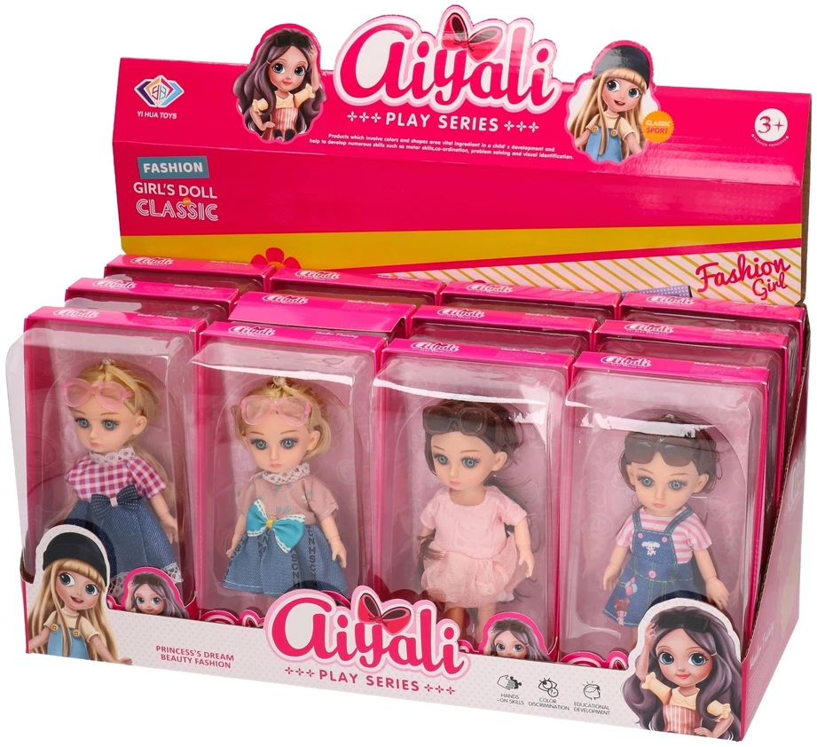 Biały Mini lėlė Baltas, 15 cm
