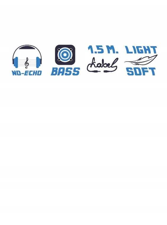 BigBeat laidinės on-ear ausinės, stereo, lengvos