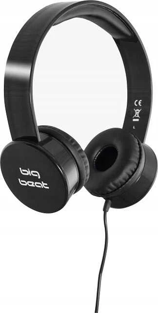 BigBeat laidinės on-ear ausinės, stereo, lengvos