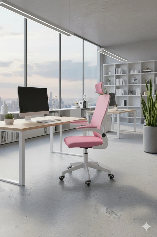 Biuro ir žaidimų kėdė su ergonominiu tinkleliu PRO
