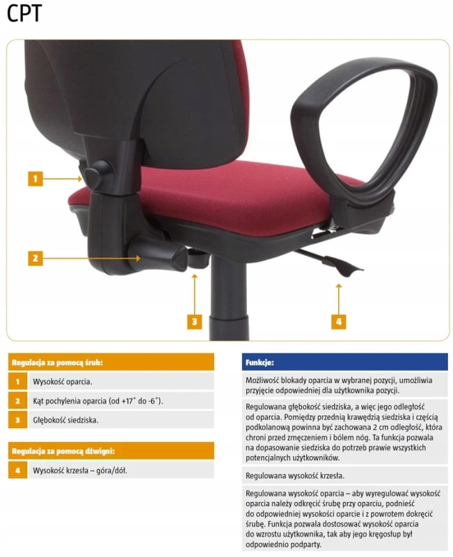 Biuro kėdė PERFECT PROFILE GTP C73 juoda-pilka