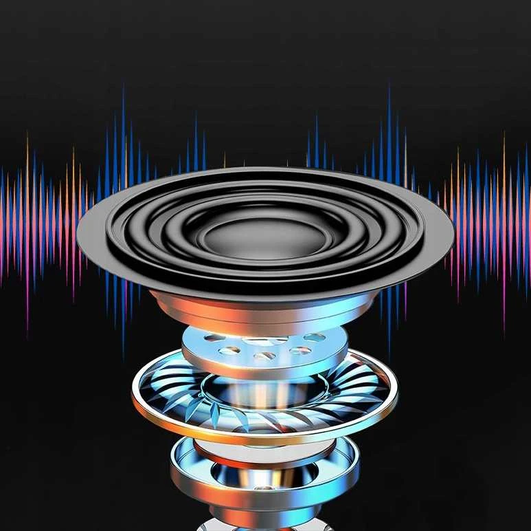 Bluetooth 5.1 belaidės „Earbuds“ ausinės su „Powerbank“ ir LED žibintuvėliu