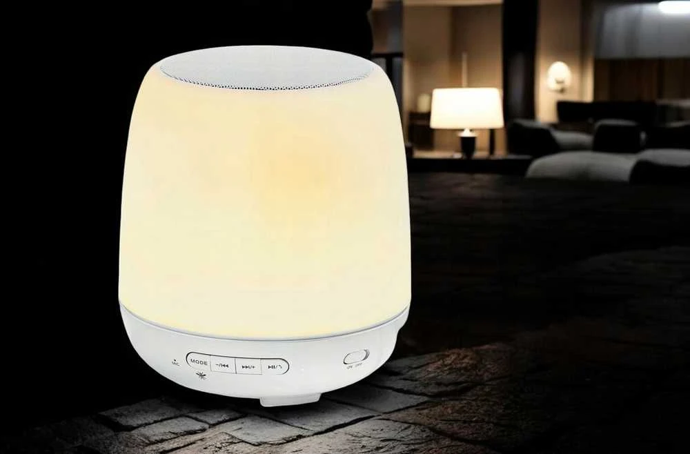 „Bluetooth“ belaidė kolonėlė–LED lempa namams ir stovyklavimui, su apsauga nuo uodų
