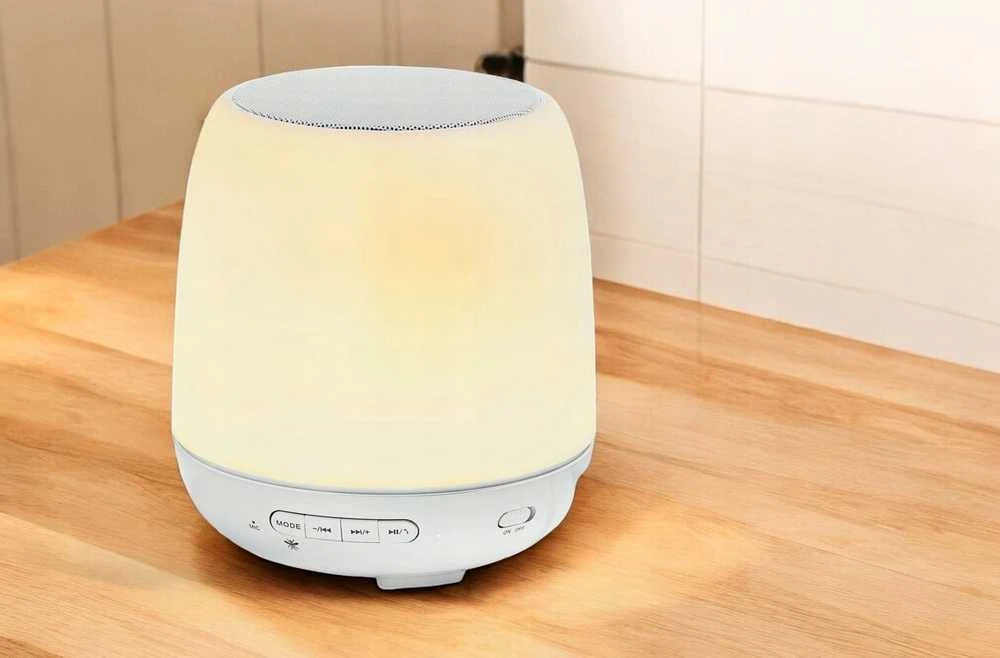 „Bluetooth“ belaidė kolonėlė–LED lempa namams ir stovyklavimui, su apsauga nuo uodų
