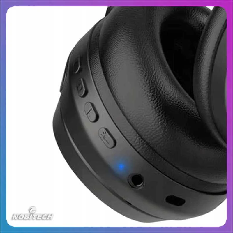 Bluetooth belaidės on-ear ausinės su mikrofonu ir reguliuojamu lankeliu