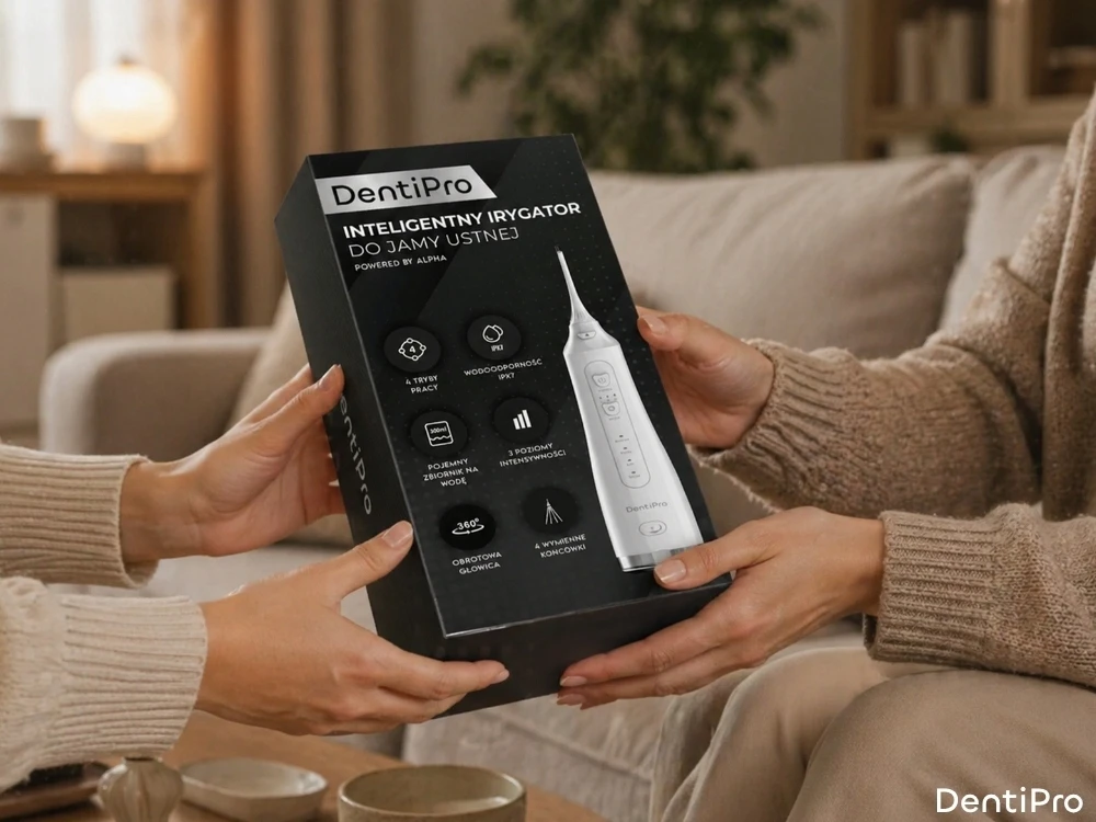 Burnos irigatorius DentiPro, 4 antgaliai