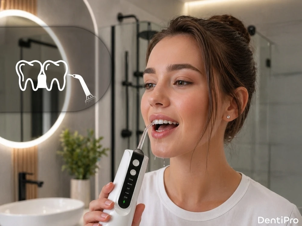 Burnos irigatorius DentiPro, 6 antgaliai
