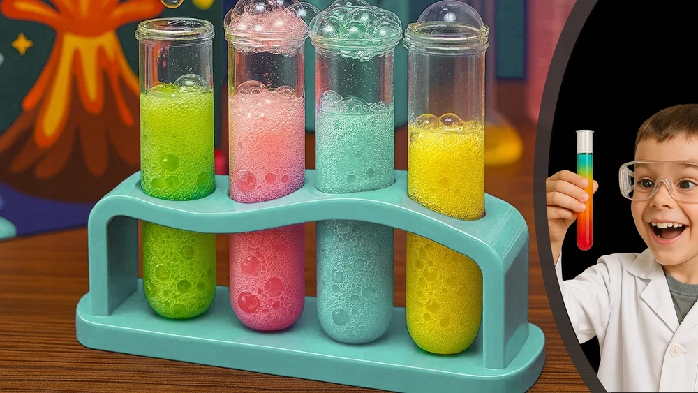 Chemijos eksperimentų rinkinys Przydasie.pl, 14 eksperimentų