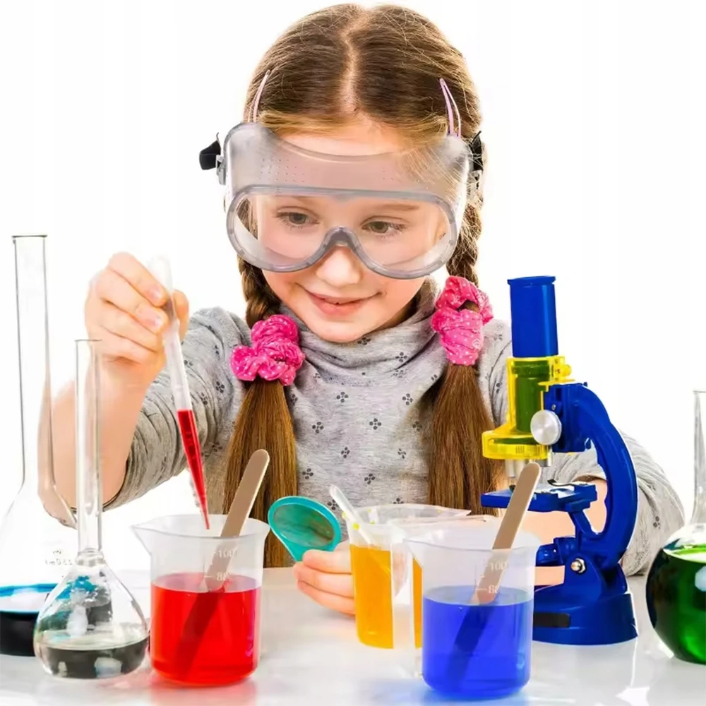 Chemijos eksperimentų rinkinys vaikams, apie 80 bandymų