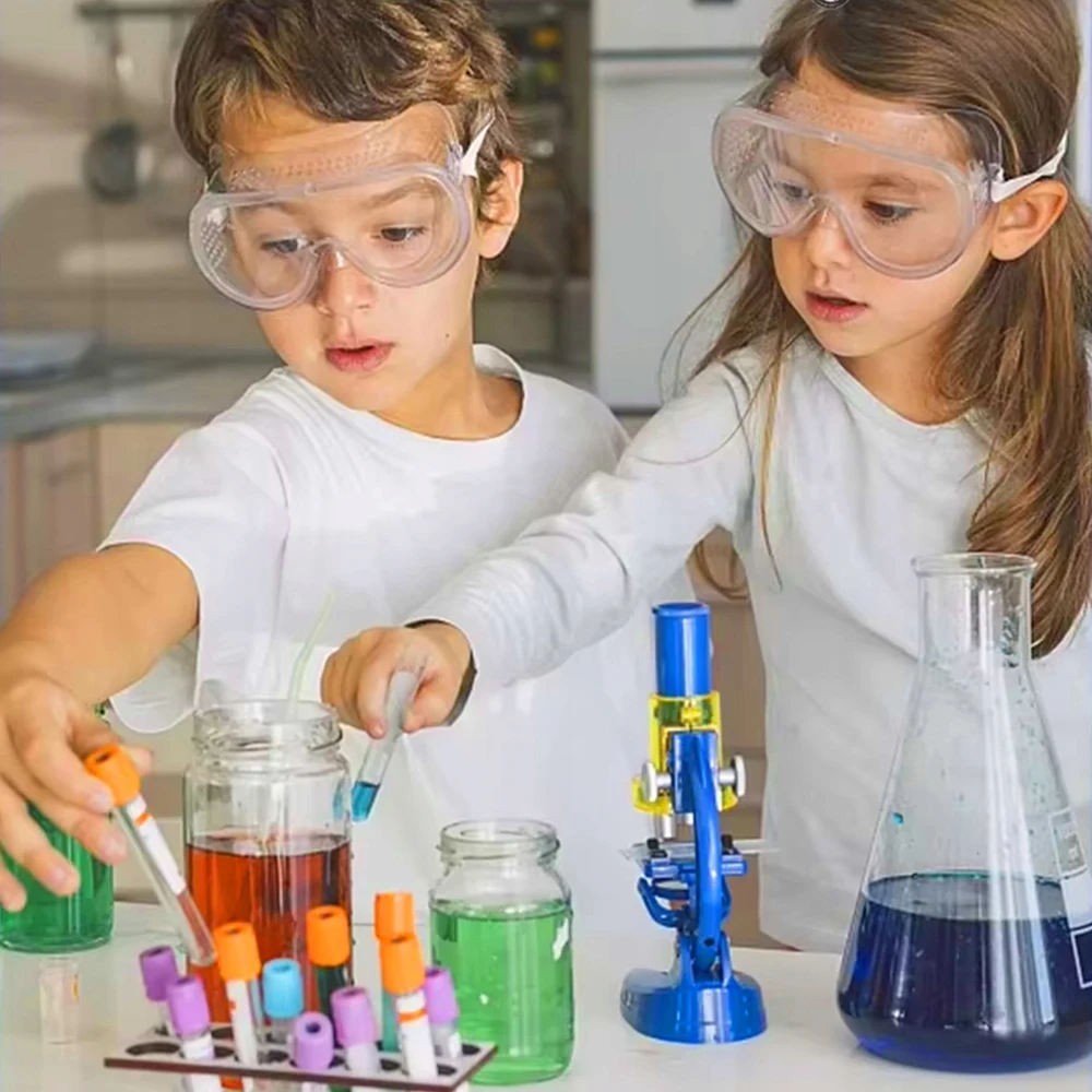 Chemijos eksperimentų rinkinys vaikams, apie 80 bandymų