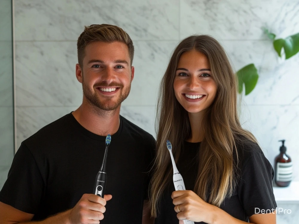 Dantų šepetėlis Dantų šepetėlių rinkinys DentiPro, 2 vnt.