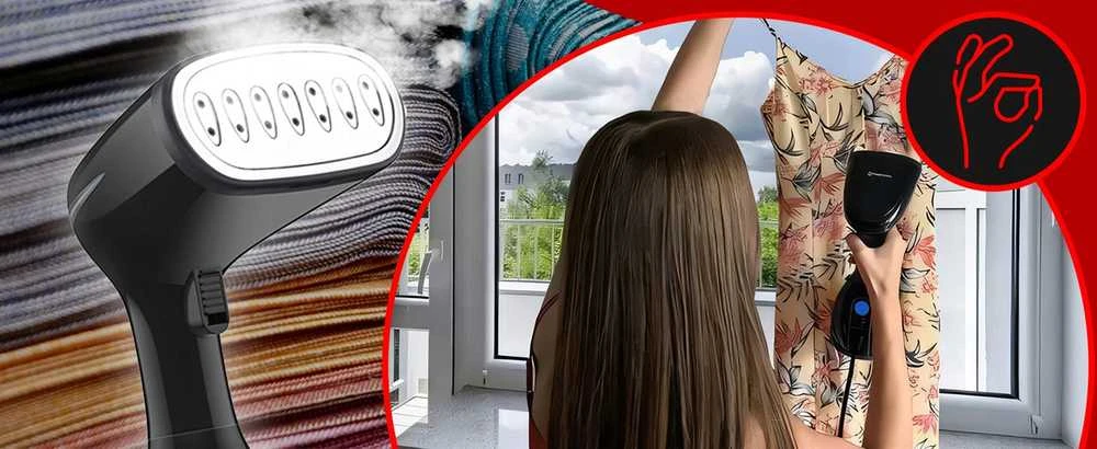 Daugiafunkcis garinis valytuvas 1500W 7in1 su priedų rinkiniu
