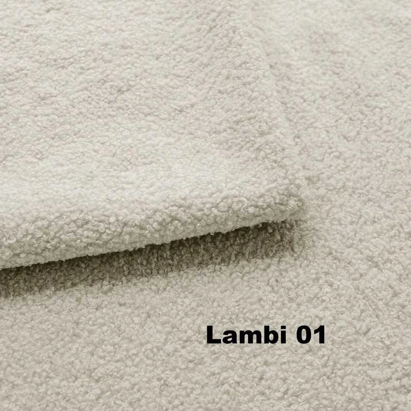 Dekoratyvinė buklė audinio pagalvėlė „Lamb“ 30 × 50 cm su užtrauktuku
