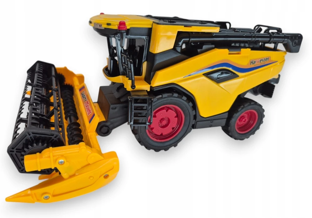 Didelis New Holland kombainas vaikams – su judančiomis dalimis ir važiavimo funkcija aprašymas - Prekės nuotrauka