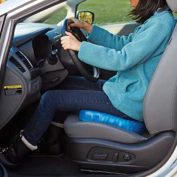 Didelė ortopedinė gelinė pagalvė komfortui automobilyje ir namuose