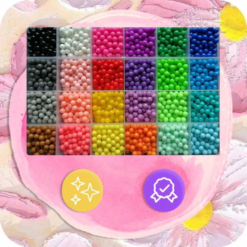 Didelis AQUA vandens karoliukų rinkinys 3600+ – MAGIC BEADS XXL