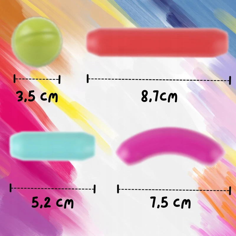 Didelis magnetinių konstravimo kaladėlių rinkinys vaikams, 98 dalys