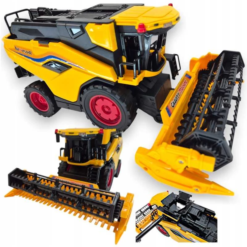 Didelis New Holland kombainas vaikams – su judančiomis dalimis ir važiavimo funkcija