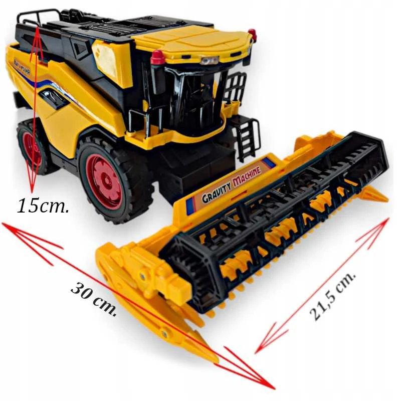 Didelis New Holland kombainas vaikams – su judančiomis dalimis ir važiavimo funkcija