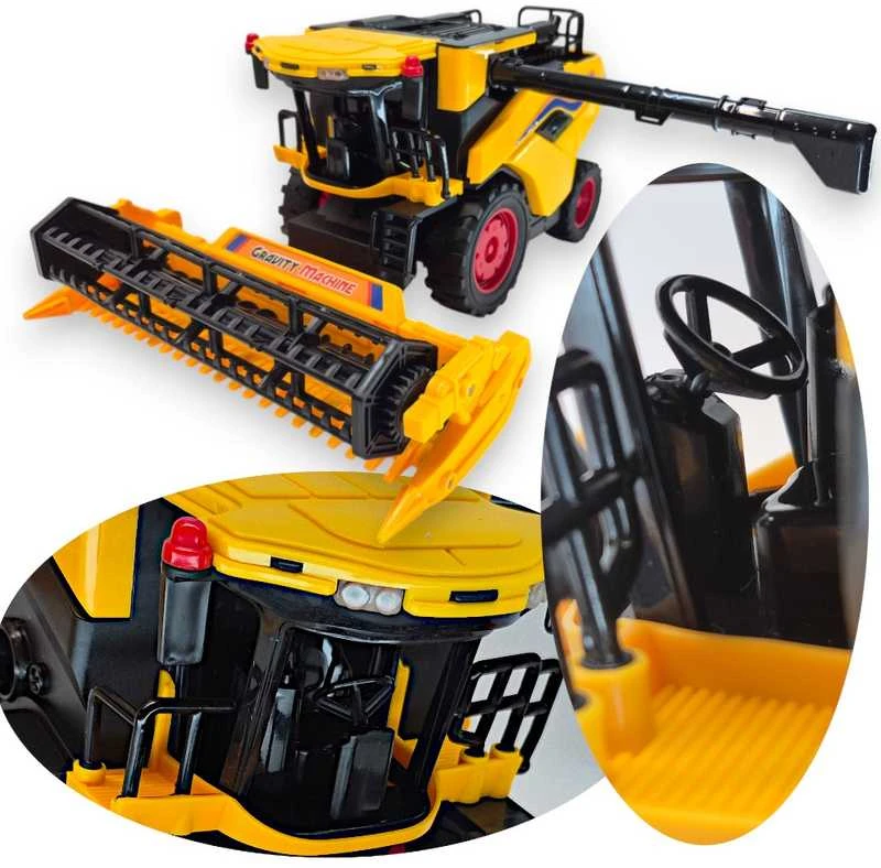 Didelis New Holland kombainas vaikams – su judančiomis dalimis ir važiavimo funkcija