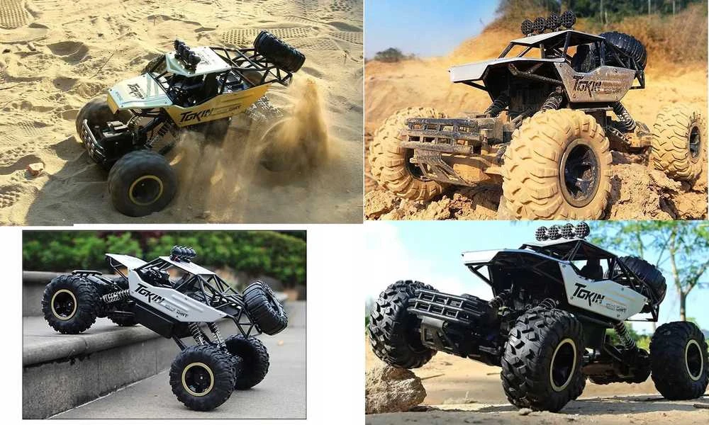 Didelis RC 4x4 automobilis su valdymo pultu, 36cm