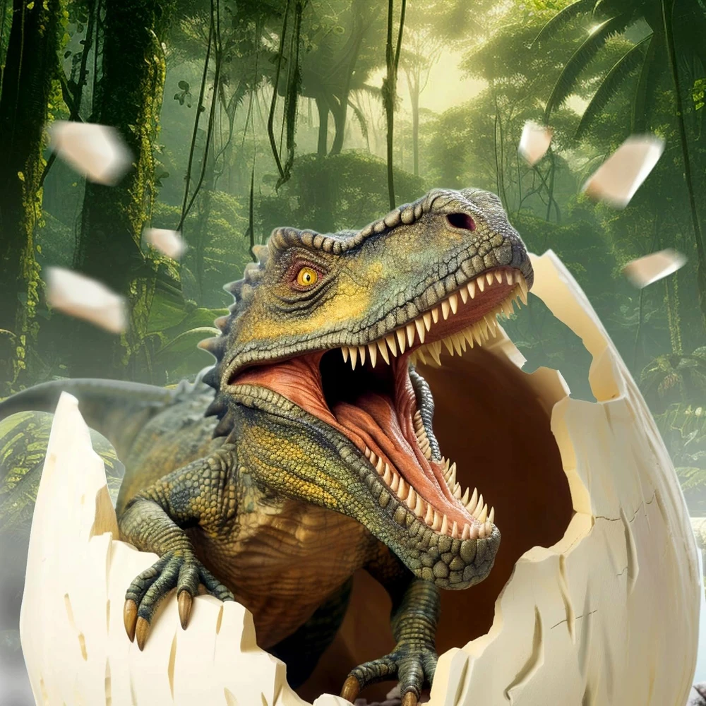 Dinozaurų kasinėjimo rinkinys QULKI, 12 kiaušinių