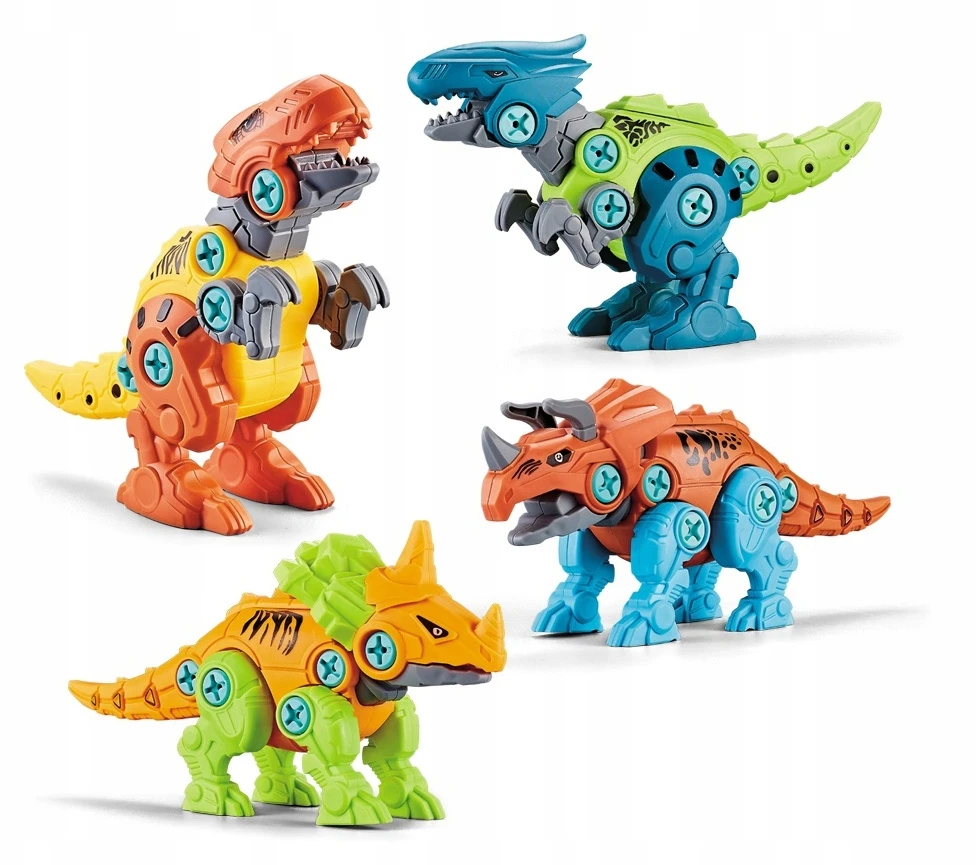 Dinozaurų konstruktorius Bisky, 4 vnt.