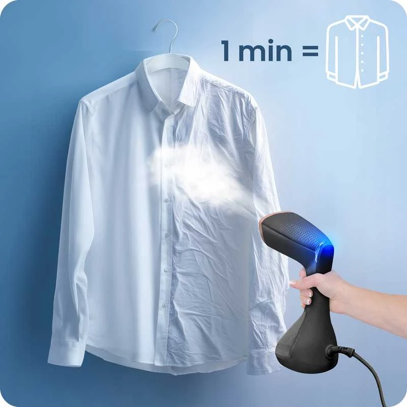Drabužių garintuvas 1600W – garinis lygintuvas 26 g/min komplektas