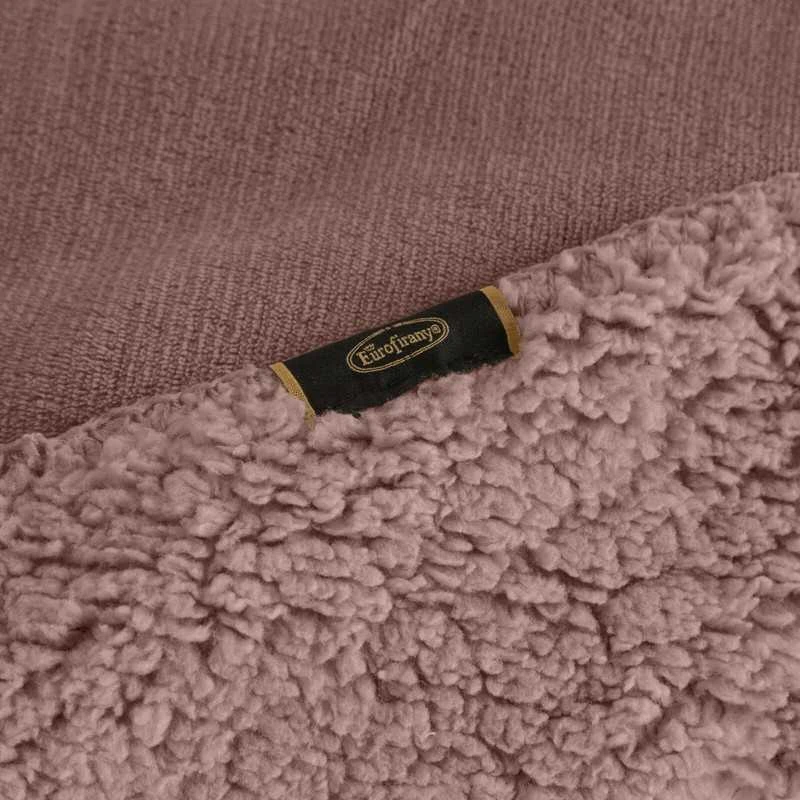 Dvipusė PREMIUM lovatiesė–pledas 70x160 cm, mocha spalvos