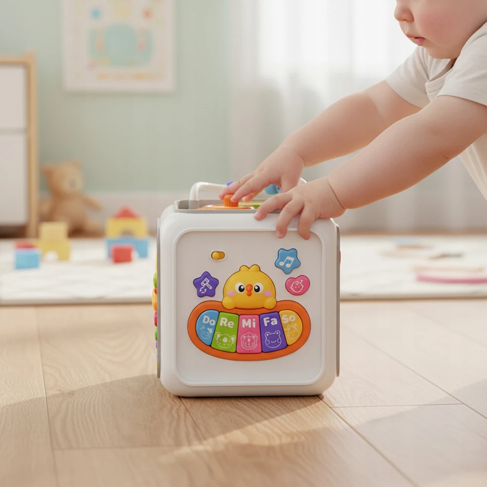 Edukacinis kubas MTOYS, 6 funkcijų
