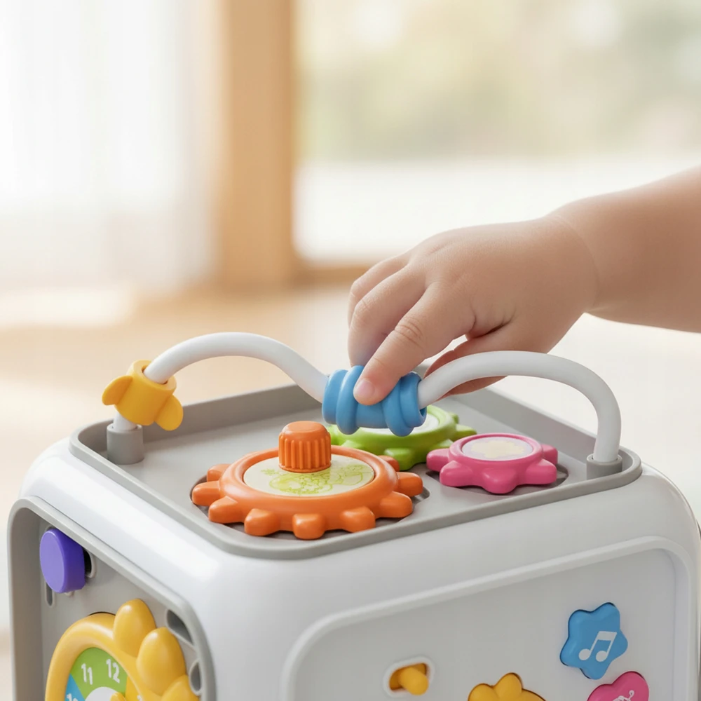 Edukacinis kubas MTOYS, 6 funkcijų