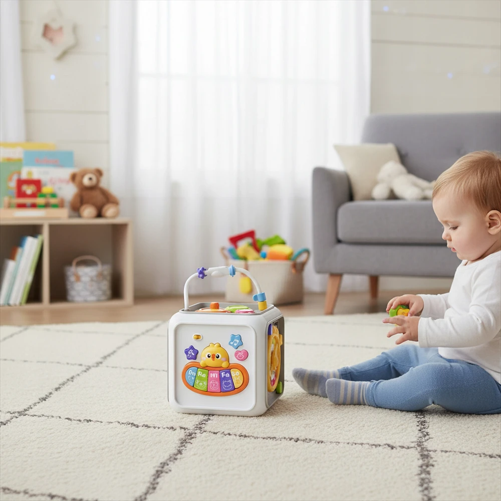 Edukacinis kubas MTOYS, 6 funkcijų